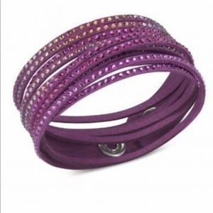 Swarovski slake purple bracelet 5035019